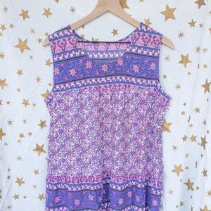 Vintage Sleeveless Sun Dress